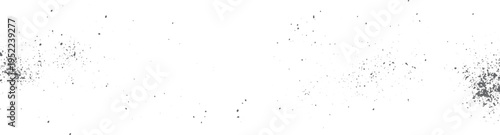 Grey grunge dust particle texture overlay on white background