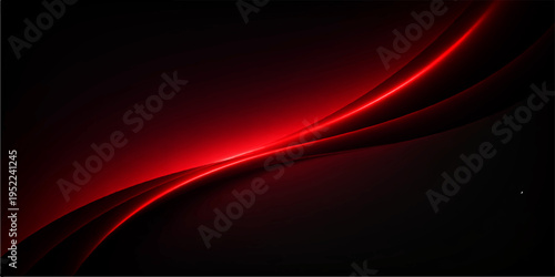 A futuristic red abstract background featuring glowing lines and a flowing wave design with purple energy curves and a textured motion backdrop for a vector illustration wallpaper