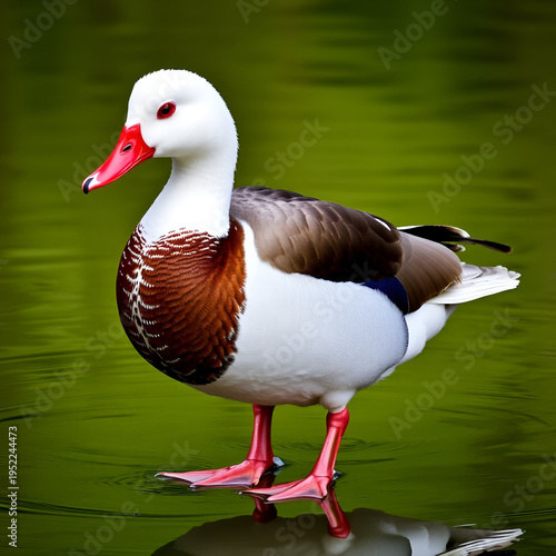 Muscovy Duck (Cairina moschata), commonly found in wetlands and farmlands across Central and South America