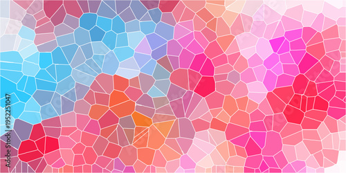 light colorful crystallize abstract background in light sweet vector illustration. white stoke colors stone tile pattern Cement kitchen decor design. abstract mosaic polygonal background vector.