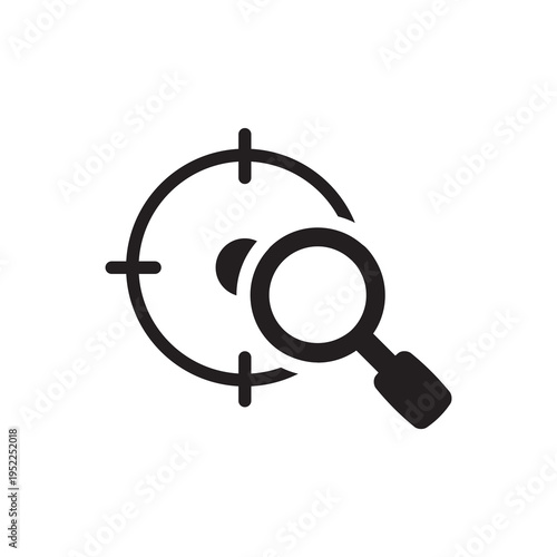 Target Search and Niche Market Discovery Icon