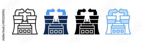 Industrial Power Icon Multiple Style
