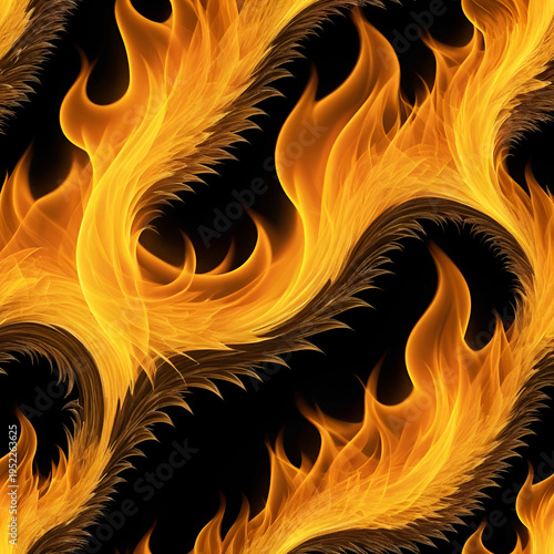 Flames Oscillating Rapidly, Settling into a Steady Burn Captured in Detail