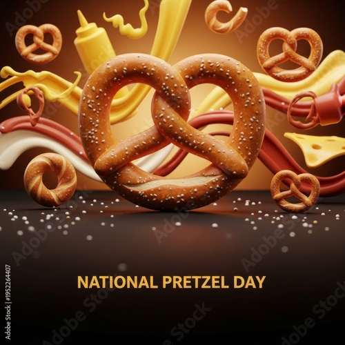 Delicious pretzel photo for National Pretzel Day