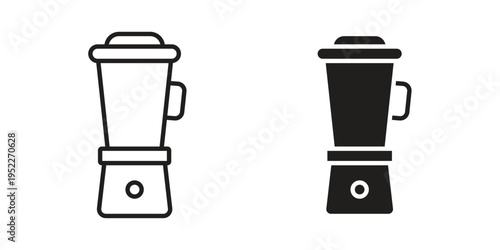 Blender icon with black color and editable vector