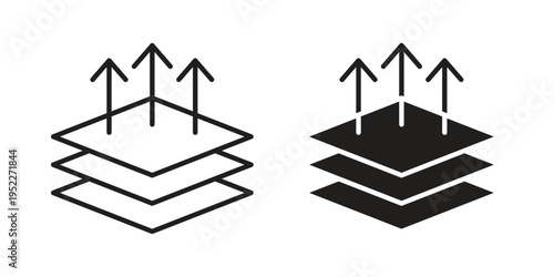 Breathable leather icon with black color and editable vector