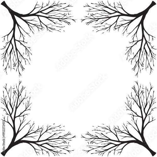 Halloween Scary Frame Border