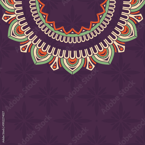 Invitation card with color ...