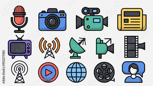 A simple vector set of black icons showing business, technology, travel, media, and communication symbols from different countries designed for web and computer use