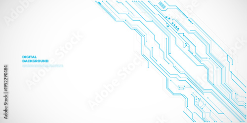 Digital background, circuit pattern. circuit design, background design, abstract background, science background, technology background design