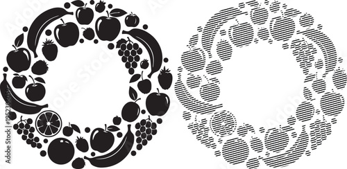 Intricate geometric patterns of circular mandala designs with varying complexity