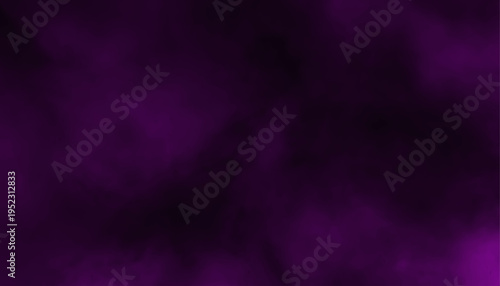 Abstract Purple Smoke Background. Deep Purple Nebula Texture.