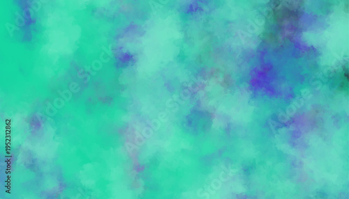 Blue and green colorful abstract background. Abstract watercolor texture background.