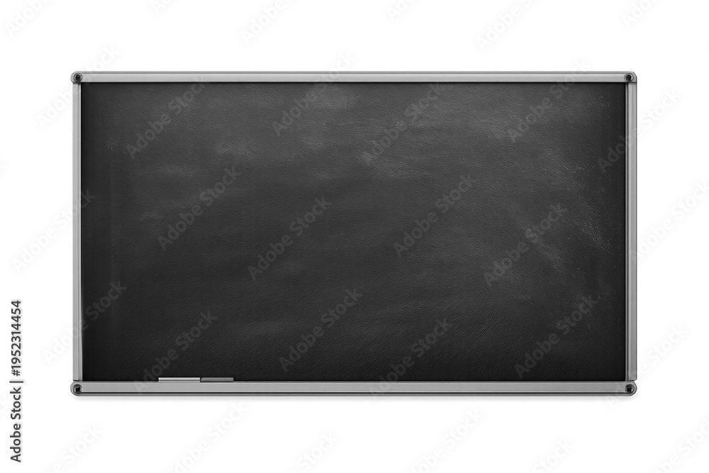 Fototapeta premium blank blackboard with chalk on a transparent background PNG 