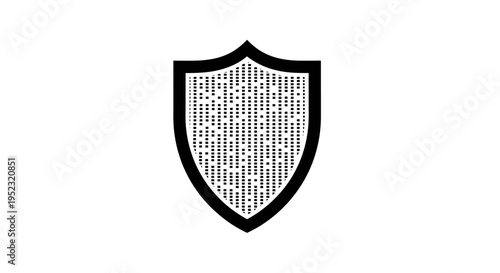 Shield icon protection security symbol.