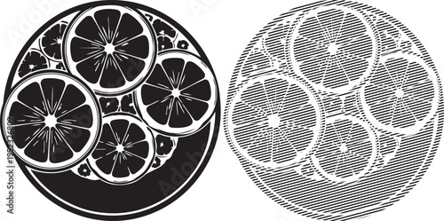 Cross-sectional views of a brain with segmented regions in different imaging techniques