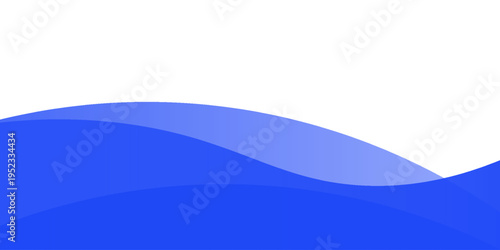 Blue footer separator, modern divider shape vector illustration. eps 10