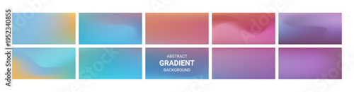Vibrant gradient background blending rainbow colors into smooth abstract texture. Modern mesh design with soft light blur creates colorful wallpaper perfect for digital projects and gradient art.