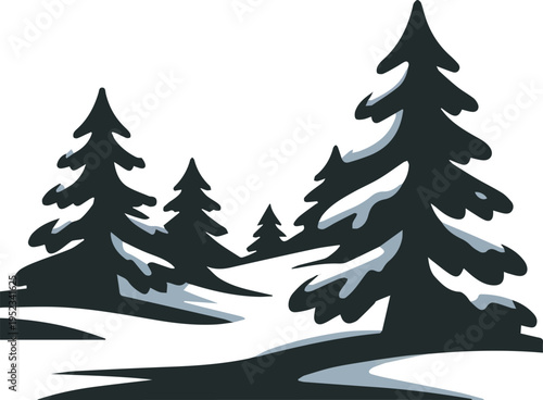 Black silhouette of a horse head with flowing mane and tail flowing tail digital monochrome