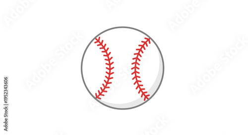 Baseball Sports Equipment Closeup View.