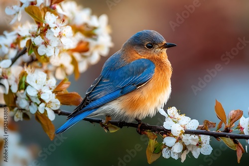 robin on a branch