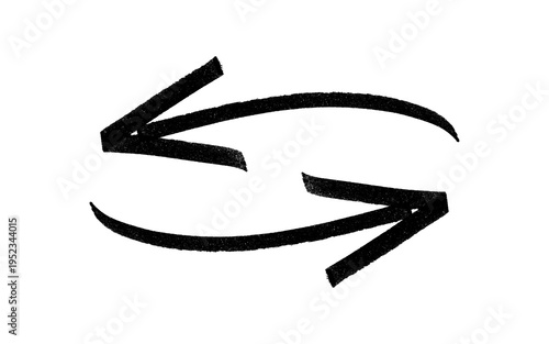 Photos hand drawn marker arrow set PNG  isolated with clipping path on background
