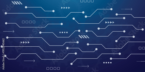 Concept of Innovation and business innovative idea and solution technology. Circuit light bulb on futuristic circuit background. Analysis solution and development.