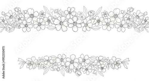 Intricate Floral Lace Patterns Design.