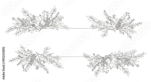 Snowflake crystals on a wire.