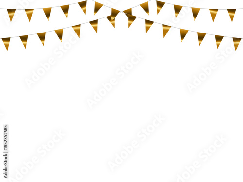 ガーランド三角ひも、曲線、1金F5