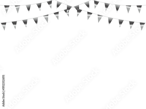 ガーランド三角ひも、曲線、2銀F5