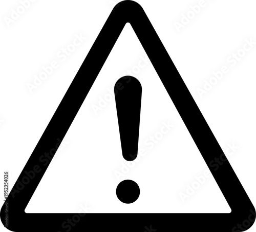 A set Caution warning signs. Exclamation danger sign. Warnings, attention symbol. Triangle warning flat style - stock vector. isolated on transparent background