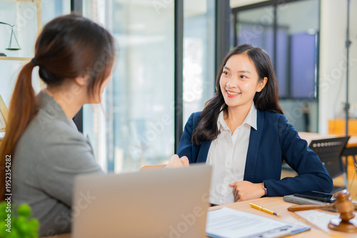 Business and lawyers discussing contract papers  Consultation and legal concepts, lawyers, 