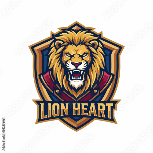 This powerful logo features a roaring lion with a detailed mane, symbolizing bravery, leadership, and strength, perfectly designed for brands that desire impact.
