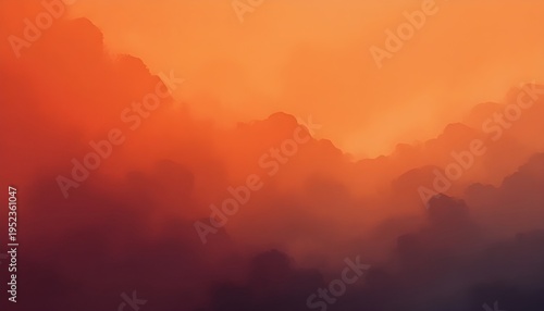 Orange gradient retro background with subtle noise texture for vintage or nostalgic design style