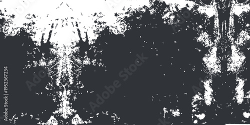 Symmetrical Abstract Ink Blot: Dark Saturated Rorschach Pattern on White