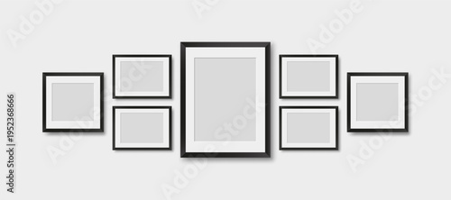 Set of Photo Frame Mockup