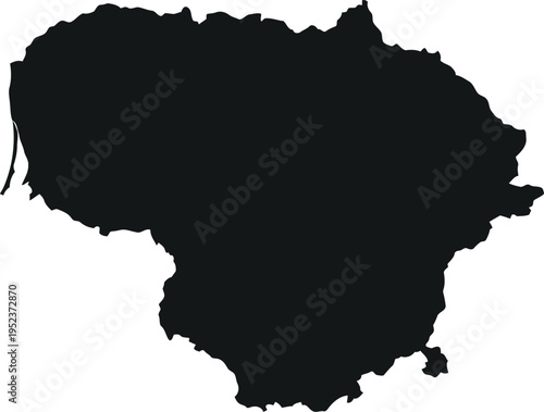 black silhouette map of africa on white background