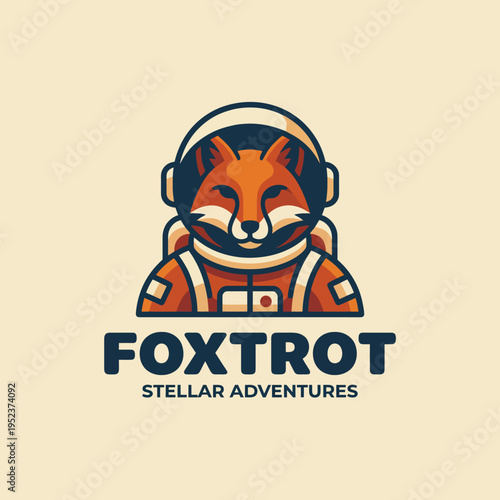 A clever fox dressed in a space suit symbolizes adventure and exploration, capturing the essence of outer space travel in a cute and engaging way.