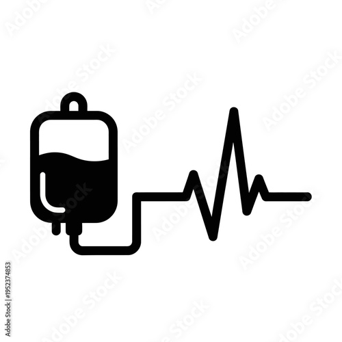 Blood Donation IV Medical Equipment.