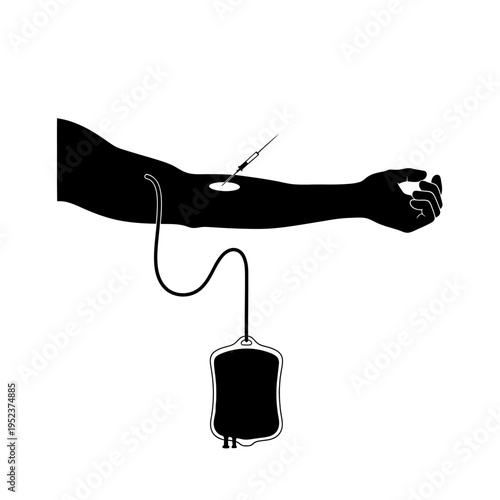 Blood Donation Medical Procedure Arm.