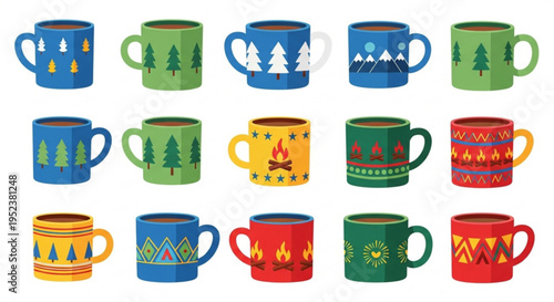 Collection of diverse vintage diving helmets, intricately illustrated for historical deep-sea exploration, blending steampunk and retro-futuristic aesthetics