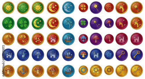 colorful easter eggs