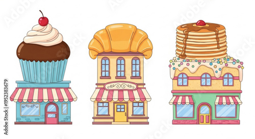 A vibrant collection of colorful carousel horses, each uniquely painted and poised for a whimsical ride