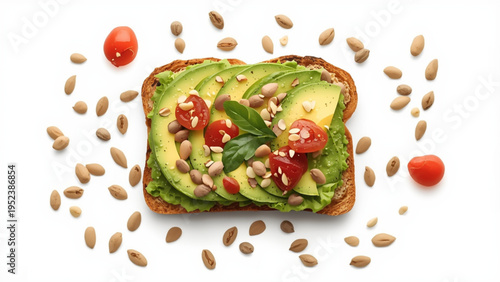 Healthy Avocado Toast Modern Style