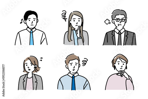 ビジネスシーン　男女