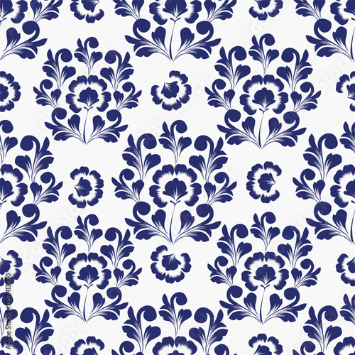 Vintage seamless floral pattern. Simple pretty flowers with leaves on beige background. Modern background for textiles, packaging, designs, fashion fabric, wallpaper.