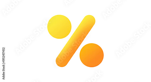 Gradient Percent Symbol Icon For Discount Pricing Promotion And Ecommerce Design Element