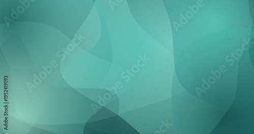 Teal abstract fluid forms with gentle gradients and soft ambient lighting