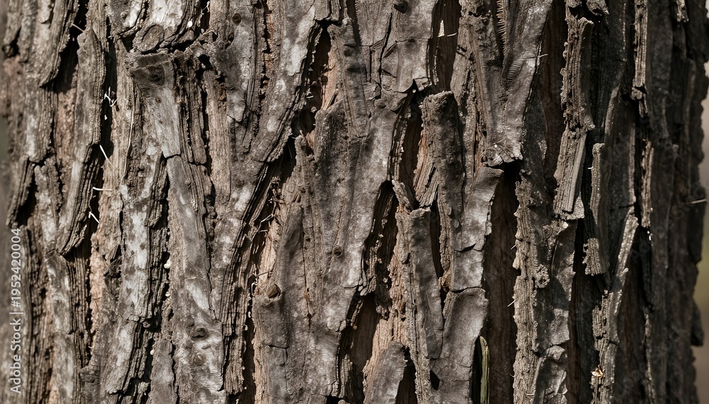 Obraz premium Macro texture of old tree bark 1